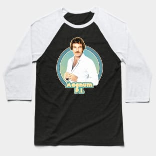 Magnum PI  /// Retro Aesthetic Design Baseball T-Shirt